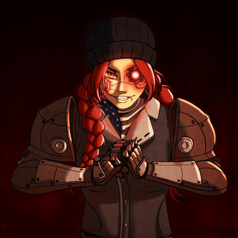A drawing of my friend&#39;s OC, Ruth.