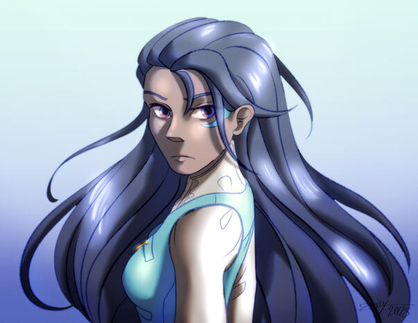 An Artfight attack featuring Saturn8Light&#39;s character, Aalize.