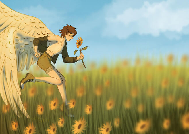 An Artfight attack featuring Marylina4&#39;s character, Layra.