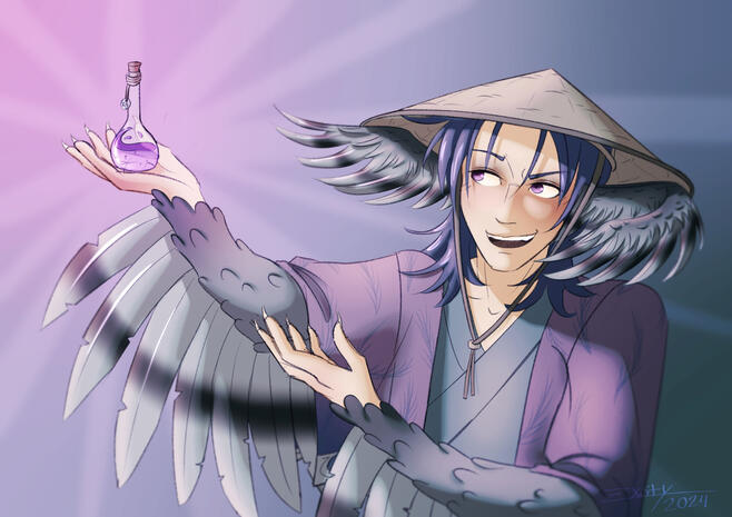 My character, Akeo.
